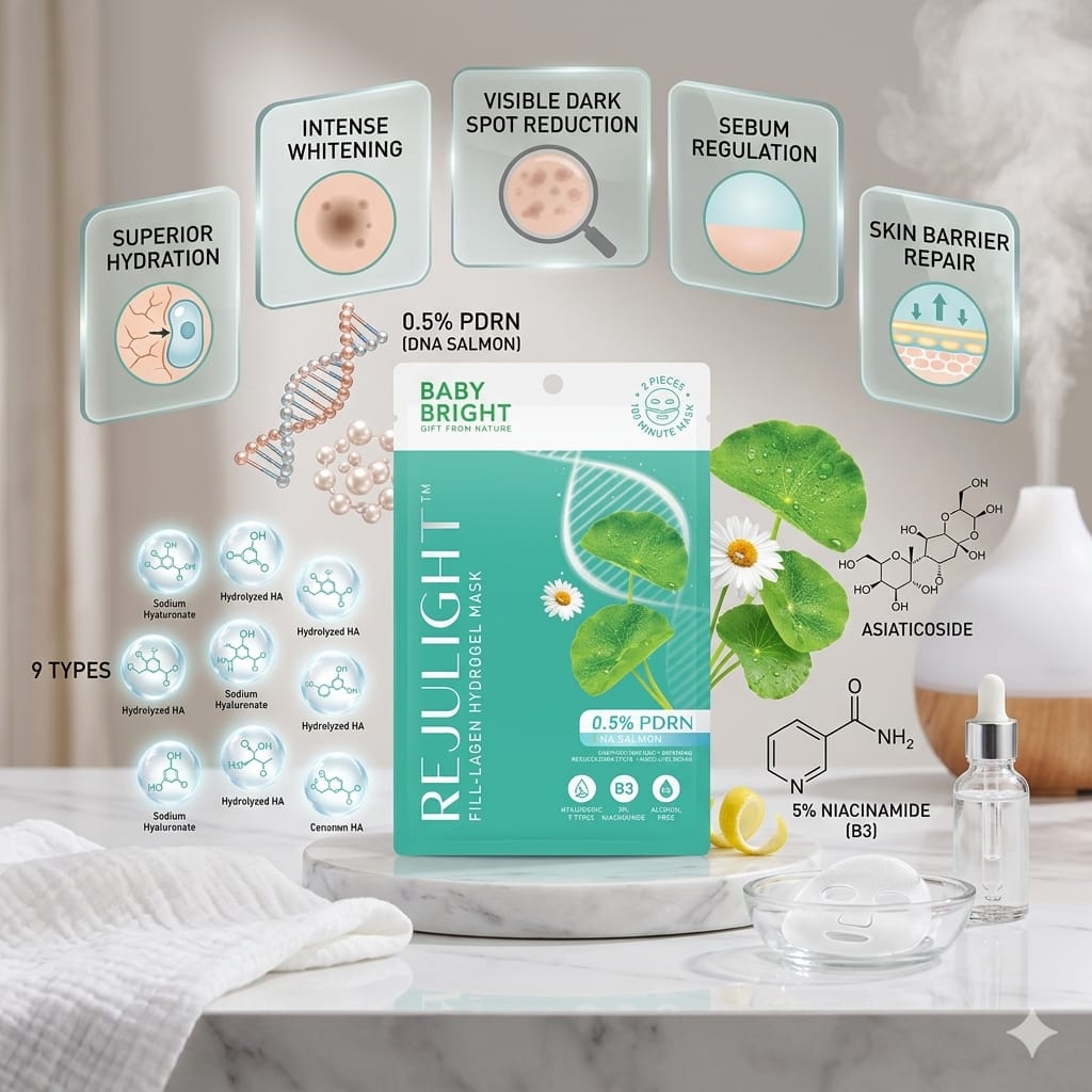 Baby Bright Fill-Lagen Hydrogel Sheet Mask