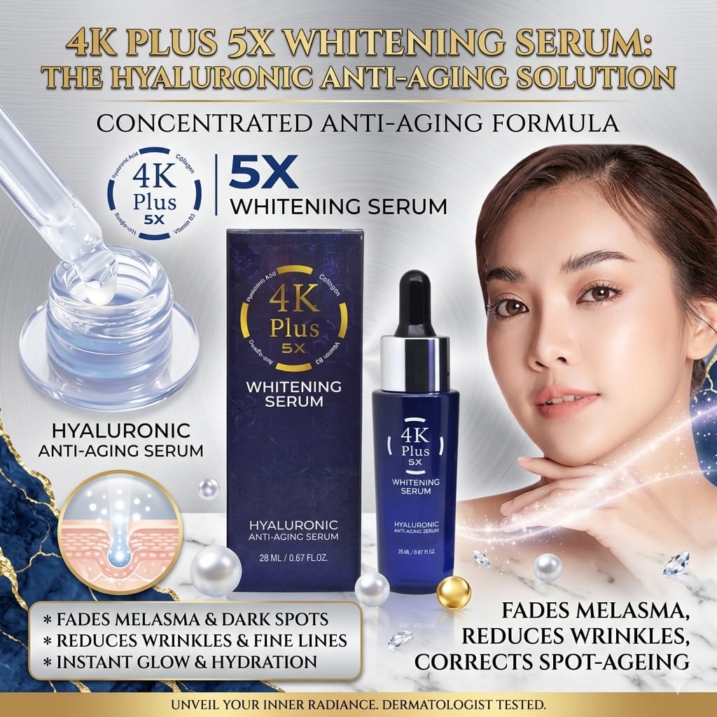 4K Plus 5X Whitening Serum