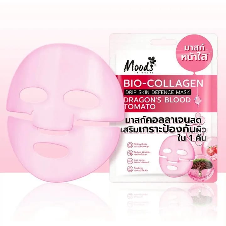 Moods Bio-Collagen Drip Defence Dragon's Blood Tomato Mask