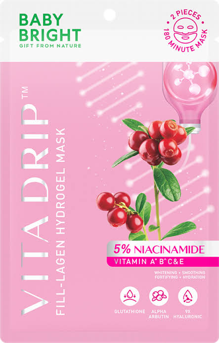 Baby Bright Vitadrip Fill-Lagen Hydrogel Mask