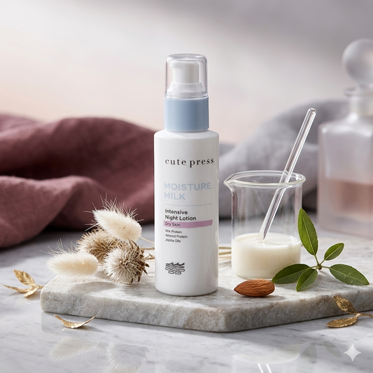 Cute Press Moisture Milk Intensive Night Lotion