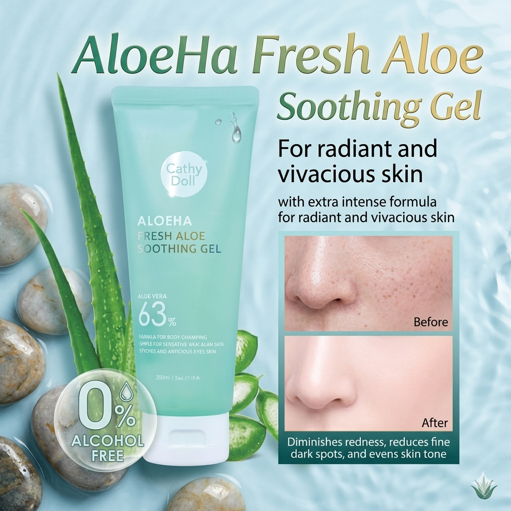 Cathy Doll Aloeha Fresh Aloe Vera Soothing Cleansing Gel