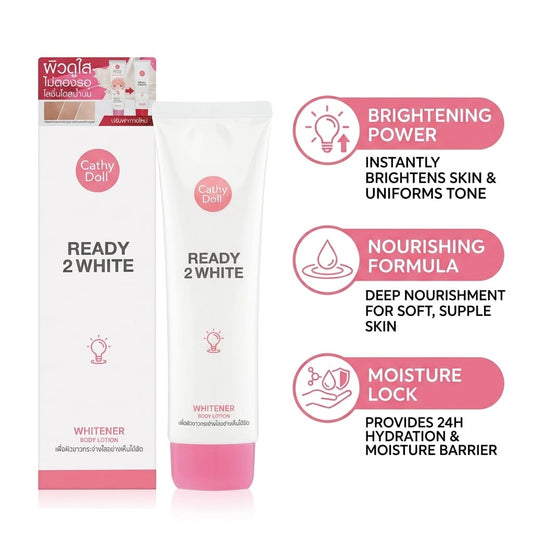 Cathy Doll Ready 2 White Whitener Body Lotion