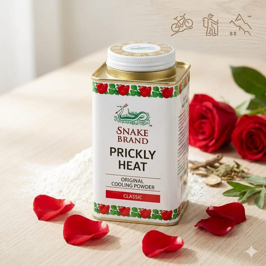 Snake Brand Prickly Heat Original Cooling Powder Classic