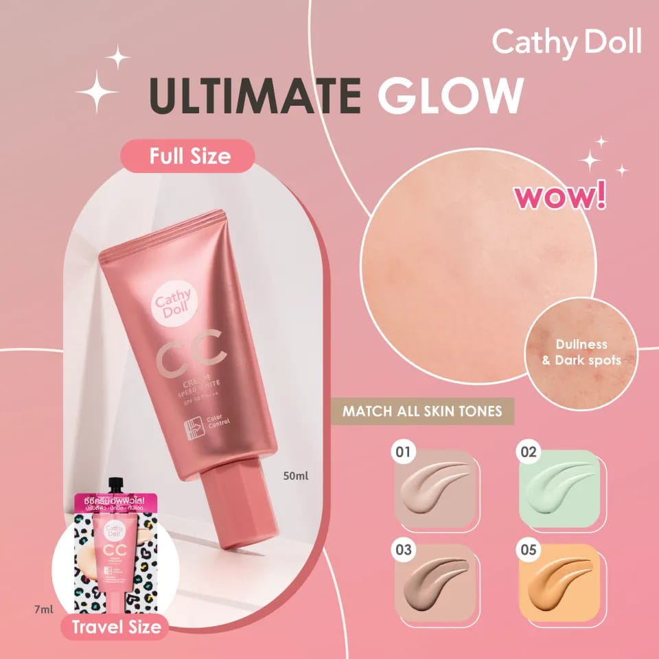 Cathy Doll CC Cream Speed White SPF50 PA+++