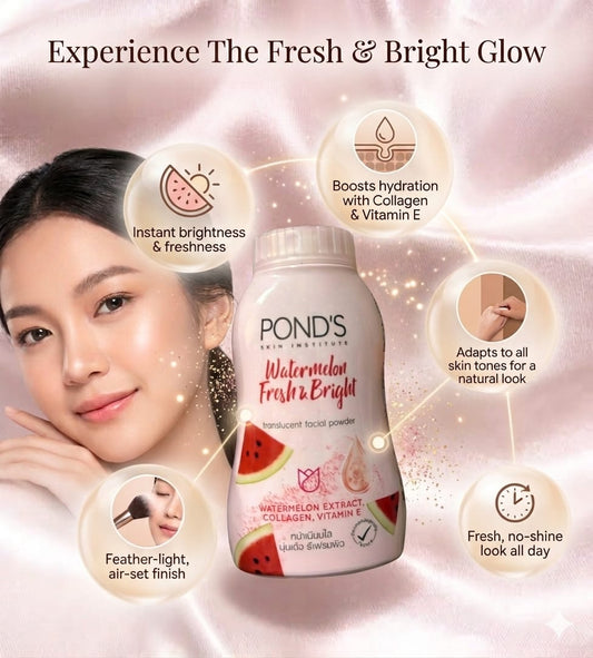 Pond's Watermelon Fresh and Bright Translucent Powder