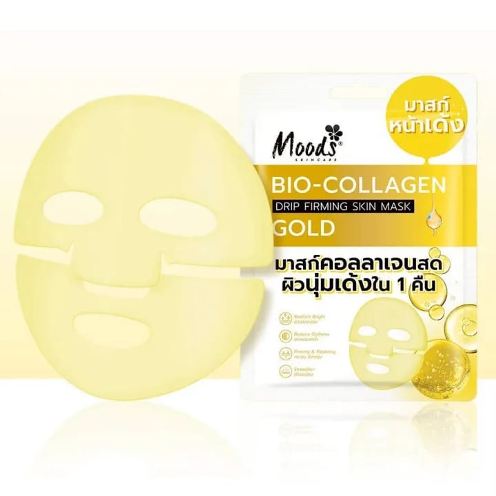 Moods Bio-Collagen Drip Firming Skin Mask Gold