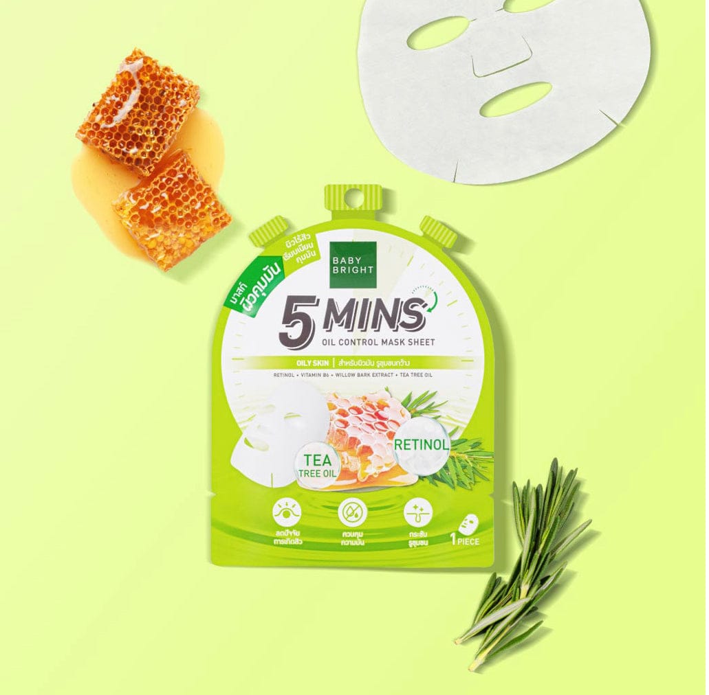 Baby Bright Oil Control 5 Mins Sheet Mask