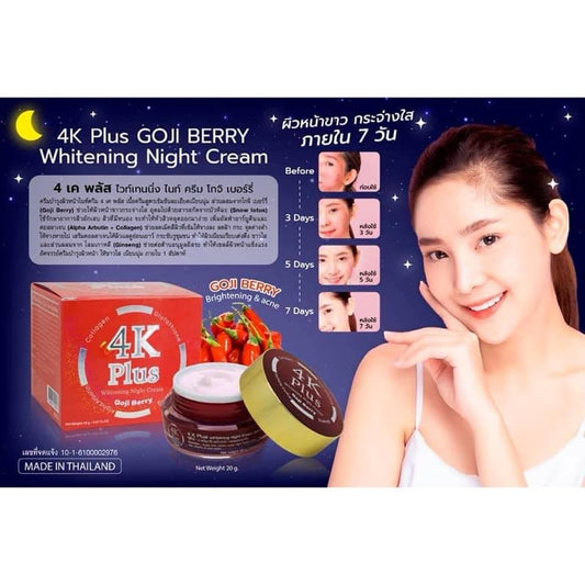 4K Plus Whitening Night Cream